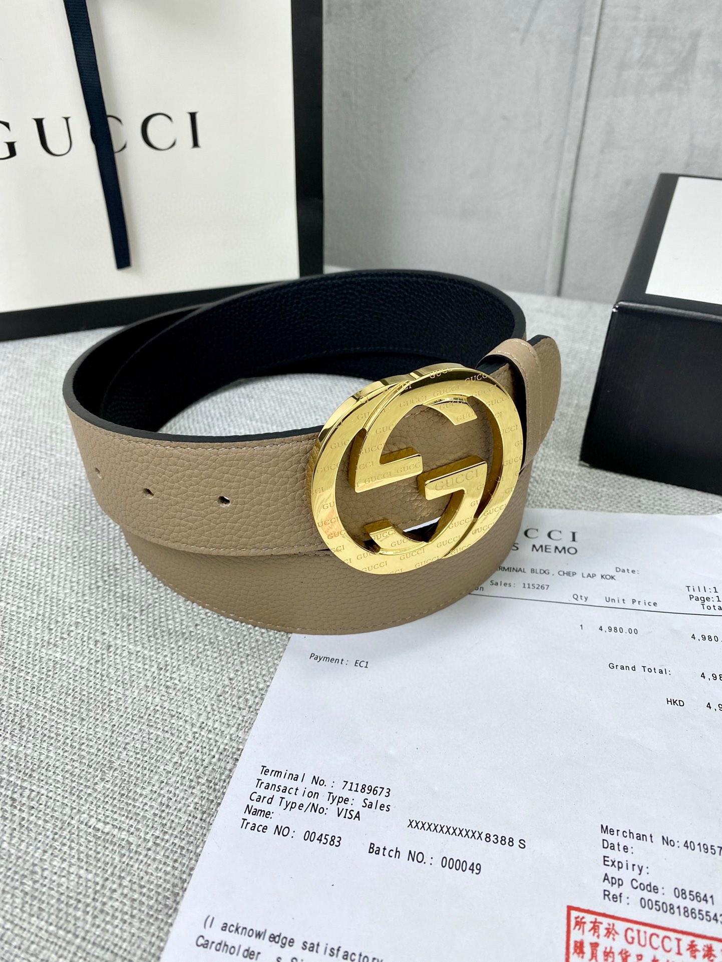 Gucci belts
